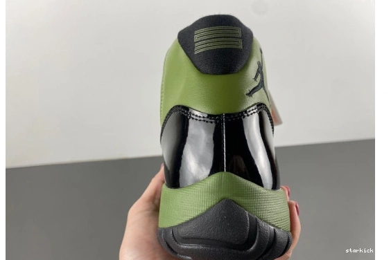 Green CT8012-300 Retro Military CT8012-300 11  Jordan 0402